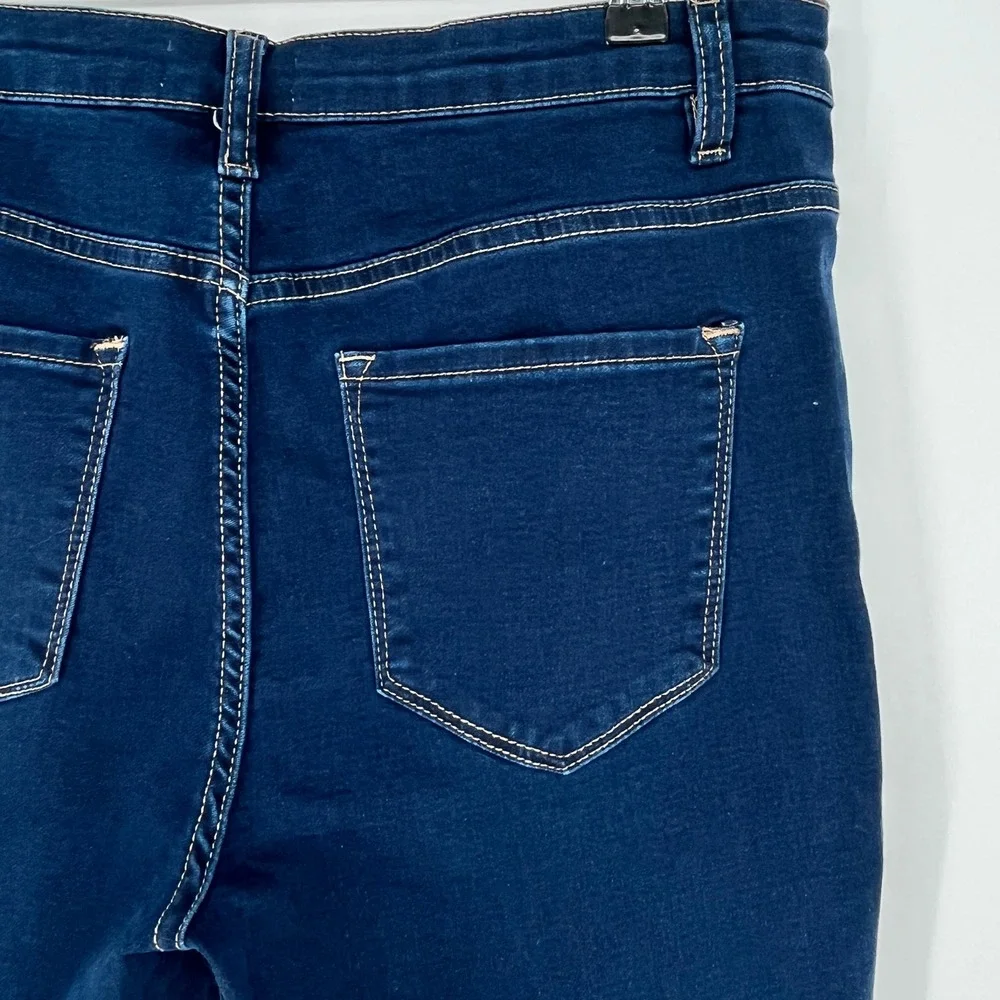 NWT Altar'd State Button Front Bell Bottom Jeans Festival Boho Stretch 31 Tall
